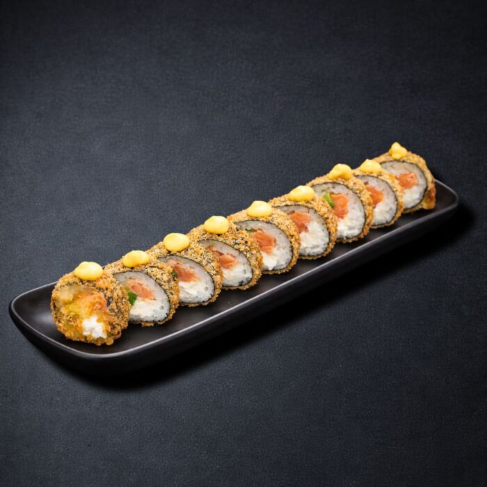 crunchy saumon cheese