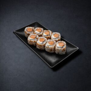 Saumon Fromage  Oignons frits